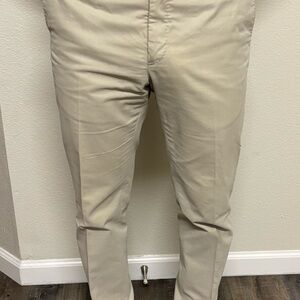 Incotex Men's Cream Chinos